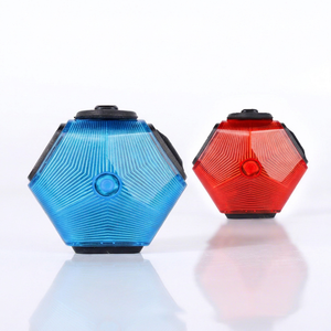 Luz de Navegación LED Hexagonal, Impermeable, Luz Trasera para Bicicleta, 3 Modos - Product Image 1