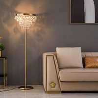 Lampe Led en cristal au Design nordique moderne, luminaire décoratif d'intérieur, éclairage d'ambiance, idéal pour un salon ou un mariage