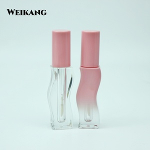 Tube de brillant à <span class=keywords><strong>lèvres</strong></span> vide de 2,5 ml, contenant de luxe rose pour gloss, emballage cosmétique personnalisé, flacon de teinte à <span class=keywords><strong>lèvres</strong></span> avec applicateur - Product Image 1