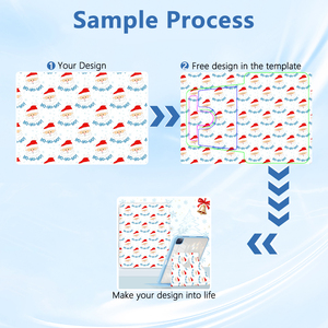 Étui rotatif personnalisable pour tablette avec impression UV pour <span class=keywords><strong>iPad</strong></span> 11 A16 11e génération, 10e et 9e génération, avec support, idéal pour un cadeau d'entreprise personnalisé - Product Image 2