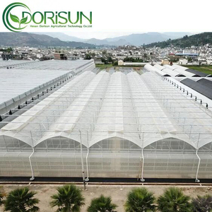 Venta al por mayor <span class=keywords><strong>precio</strong></span> de fábrica de vidrio templado multi span invernadero sistema de red de insectos para la Agricultura - Product Image 4