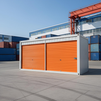Contenedor Modular Portátil Pequeño de 20FT/40FT, Garaje Móvil de Lujo, Contenedor de Almacenamiento de Acero, Villa, Casa