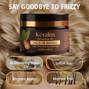 Joynna Cremas de cúrcuma Mantequilla Crecimiento del cabello Después del nuevo uso Hidratante Menta <span class=keywords><strong>Mono</strong></span> Revitalizante Trenzado Mascarilla para cabello dañado - Product Image 2