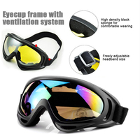 Lunettes de protection de moto logo personnalisé, lunettes de sport de motocross, lunettes de course mx