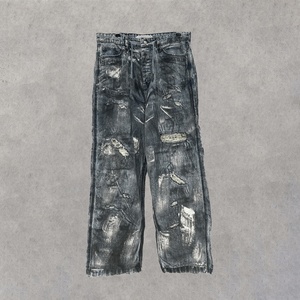 Jeans Rotos Desgastados Retro de Moda para Hombre, Estilo Y2K Millennium, Ropa Urbana, Jeans Versátiles de Moda - Product Image 1