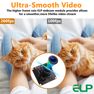Elp tốc độ cao 1080p 60fps Webcam Module Mini 720P 120fps USB Camera module với 2.9 mét ống kính cho chuyển động phân tích và cơ chế sinh học - Product Image 3