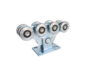 Chariot extérieur moderne pour <span class=keywords><strong>portail</strong></span> <span class=keywords><strong>coulissant</strong></span> en porte-à-faux Rouleau de roue à 360 degrés Garantie d'un an Vis en acier zinc <span class=keywords><strong>aluminium</strong></span> durable - Product Image 5