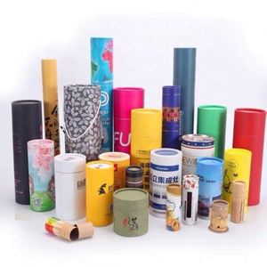 Custom Round Paper <b>Cardboard</b> <b>Tube</b> <b>Packaging</b> Cylinder Kraft Paper <b>Tube</b> Kraft Paper Core <b>Tube</b> <b>Cardboard</b> Cylinders With Stickers - Product Image 5