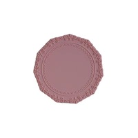 Lot de 3 dessous-de-plat carrés modernes en silicone écologique, petits dessous-de-verre à motif gaufré, isolation thermique, pour la maison et la mode