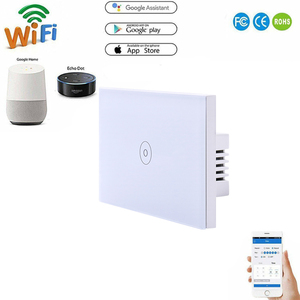 Enchufe de pared de cerámica Vintage montado en empotrado, interruptor eléctrico de 2 vías y <span class=keywords><strong>3</strong></span> vías, <span class=keywords><strong>wifi</strong></span>, 4 entradas con enchufe de alimentación 220 - Product Image 3