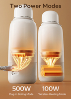 Biberon chauffe-eau électrique de voyage pour bébé, bouilloire à eau chaude alimentée par batterie, biberon pour enfants avec batterie rechargeable
