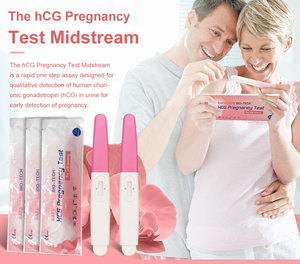 Hcg thử thai Midstream tự kiểm tra băng cassette Dải bệnh lý thiết bị phân tích - Product Image 6