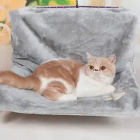 Lit pour chat mural en polaire chaude, facile à installer, lavable et amovible, idéal pour le radiateur en hiver – Vente en gros