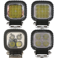 Lampe de travail BSG CH-48W 48W super lumineuse, blanc naturel, 16 LED, 4,5 pouces, 12V pour voitures, tracteurs, excavatrices, neuve