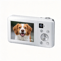 Cámara Digital de 58MP con Doble Lente, Video 4K, Enfoque Automático, Pantalla de 2.8 Pulgadas, Zoom 8X, Antivibración, Cámara para Vlogging, Fotografía Profesional