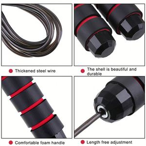 Yiwu 2,7 m PVC saltar <span class=keywords><strong>cuerda</strong></span> <span class=keywords><strong>de</strong></span> Yoga con asas <span class=keywords><strong>de</strong></span> espuma <span class=keywords><strong>de</strong></span> alambre <span class=keywords><strong>de</strong></span> acero pesado ajustable Fitness saltar <span class=keywords><strong>cuerda</strong></span> gimnasio en casa uso envío gratis - Product Image 3