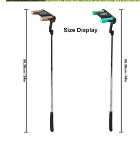 Putter <span class=keywords><strong>de</strong></span> <span class=keywords><strong>Golf</strong></span> para Interiores, Suministro Directo <span class=keywords><strong>de</strong></span> Fábrica, Varilla <span class=keywords><strong>de</strong></span> Acero Suave, Flex R, Unisex, Equilibrio Bilateral, Centro <span class=keywords><strong>de</strong></span> Gravedad Bajo, 34 Pulgadas, 580g - Product Image 6