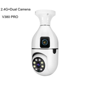 Cámara Inteligente <span class=keywords><strong>V380</strong></span> <span class=keywords><strong>PRO</strong></span> E27 de Alta Calidad con Doble Lente, Wifi 2.4G, Detección Panorámica - Product Image 1