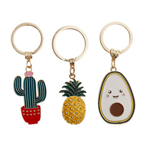 Bán Buôn Dễ Thương Vỏ Móc Chìa Khóa Kim Loại Thủ Công Mỹ Nghệ Phụ Kiện Tùy Chỉnh Ngọc Trai Vàng Vòng Chìa Khóa Men Móc Khóa - Product Image 6