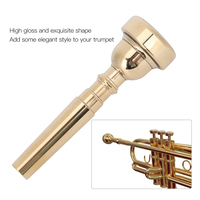 Trumpet Mouthpiece Durable Stylish Brass Professional Horn Musical Instrument Accessories Gold