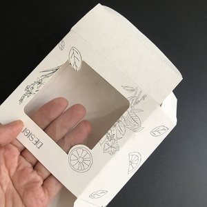 <span class=keywords><strong>Caja</strong></span> de Embalaje de Papel para Pastelería, Personalizada, Plegable, Resistente a la Grasa, de Calidad Alimentaria, para Llevar, para Galletas, Pasteles, Croissants, Bocadillos - Product Image 2
