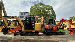 Excavadora Kubota KX163-5 usada de 5.6 toneladas, modelo 2024, maquinaria de construcción sobre orugas, excavadora Kubota KX163-5 usada de China con motor de alta potencia - Product Image 4