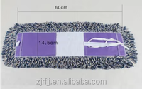 40cm 60cm 90cm Commercial Home Housekeeping Colorful Dust Mop Pushing Microfiber Yarn Flat Mop Replacement Head