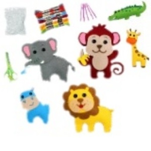Kits d'art pour enfants pour filles de 2 à 4 <span class=keywords><strong>ans</strong></span> Matériaux en bois et tissu certifiés En71 - Product Image 5