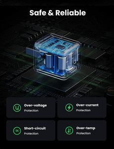 UGREEN 20W USB C Chargeur rapide pour IPhone, Mini chargeur rapide pliable avec câble de charge USB C vers L - Product Image 6