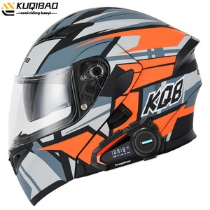 Электрический мотоциклетный шлем с двойным козырьком - Product Image 1