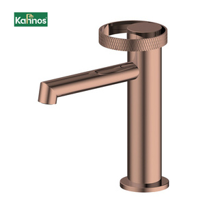 Grifo de Cascada de Diseño Moderno de un Solo Orificio, Grifo de Baño de Sobremesa con una Sola Manija para Hotel, Latón sin Plomo, Cartucho Cerámico - Product Image 1
