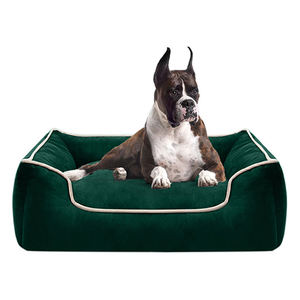 <span class=keywords><strong>Lit</strong></span> pour animaux de compagnie imperméable à fond antidérapant en daim de luxe <span class=keywords><strong>lit</strong></span> pour animaux de compagnie en mousse à mémoire de haute qualité avec fermeture éclair style <span class=keywords><strong>canapé</strong></span> - Product Image 1