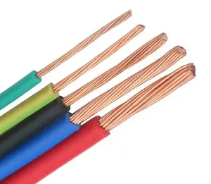 Fil flexible BVR noyau de cuivre PVC isolé fabricants de câbles flexibles industrie 2.5mm2 ~ 6mm2