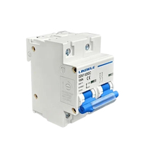 Interruptor MCB de Alto Contenido de Cobre Linziele, Interruptor de Circuito de CC de 600 V y 10 ka, DZ47-125DC, 125 A, 2 Polos, Protección IP20 con Certificación CE