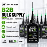 AVIC HANGTE 60ml Huile pour pistolet à aiguille de précision, Nettoyant, lubrifiant et protecteur antirouille 3-en-1 pour l'entretien des armes à feu tactiques