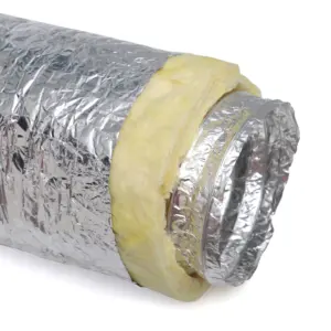 Insulated aluminum foil duct supplier air conditioning acoustic duct