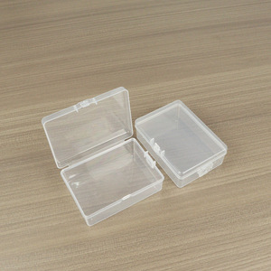 Transparent Plastic <b>Storage</b> <b>Box</b> Rectangle <b>Small</b> Parts Accessories Container For Fishing Gear Electronics Desktop Organization - Product Image 3