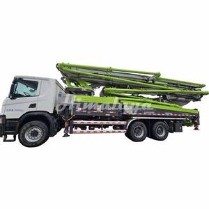 2021 Euro 6 Zoomlion 50m Boom Usado Diesel Power Recondicionado Cimento Beton Bomba De Concreto com Caminhão - Product Image 1