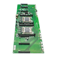 Belle double Xeon E5 LGA2011-V3 simple LAN DDR4 8 SATA M-SATA PCI-E * 6 SATA PCIe M.2 ordinateur 6 GPU carte mère pour poste de travail