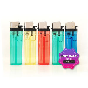 Briquet à silex portable en plastique jetable au butane, design personnalisé, prix usine abordable, durable, certifié ISO - Product Image 1