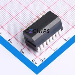 DP-08-K-T DIP Switch Through hole Component (THT) Switch Piano Key Single Pole Single Throw 8 2.54mm - Product Image 2