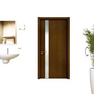 En stock maintenant : Portes intérieures en bois de sécurité, finition bois de chalet, en hemlock, avec éclairage latéral et épaisseur standard. - Product Image 1
