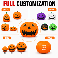 Modèle de citrouille gonflable géant personnalisé pour la promotion commerciale, les activités publiques d'Halloween, la décoration intérieure et extérieure