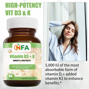 Cápsulas Blandas de Vitamina D3+K OEM ODM con Vitamina D, Vitamina K y Menaquinona-7, Suplementos que Mejoran la Salud Ósea e Inmunológica - Product Image 5