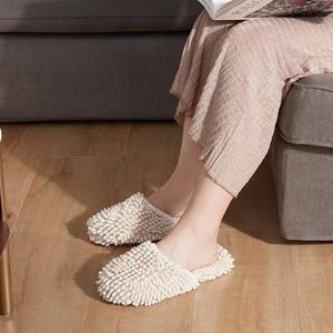 Thickened Chenille <b>Microfiber</b> <b>Mop</b> Slippers Multifunctional Double Sided Dust Cleaning Lazy Slippers for Household Floor Cleaning - Product Image 5