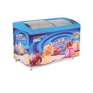 Vitrine réfrigérée pour glaces, sorbets et crèmes glacées, avec porte coulissante en verre personnalisée, vente chaude, prix bas - Product Image 3
