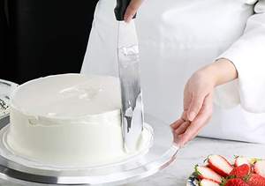 <span class=keywords><strong>Amazon</strong></span> Hot Acero inoxidable para hornear pastel en ángulo glaseado espátula Offset decoración glaseado raspador herramientas para crema con 6 "/8"/10" - Product Image 6