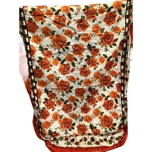 Edredón Doble Económico de 250x195 cm con Diseño Floral, Relleno de Poliéster, para Uso en Todas las Estaciones, Estilo Clásico para el Hogar - Product Image 1