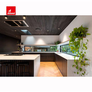 Allandcabinet แผ่น<span class=keywords><strong>ไม้</strong></span>อัดลามิเนตสีดำสำหรับประตูตู้ครัว - Product Image 2