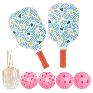 Meilleure vente de pagaie de pickleball légère pour adultes débutants de différentes couleurs avec un noyau en nid d'abeille en fibre de verre PP de 13 à 16mm d'épaisseur - Product Image 1